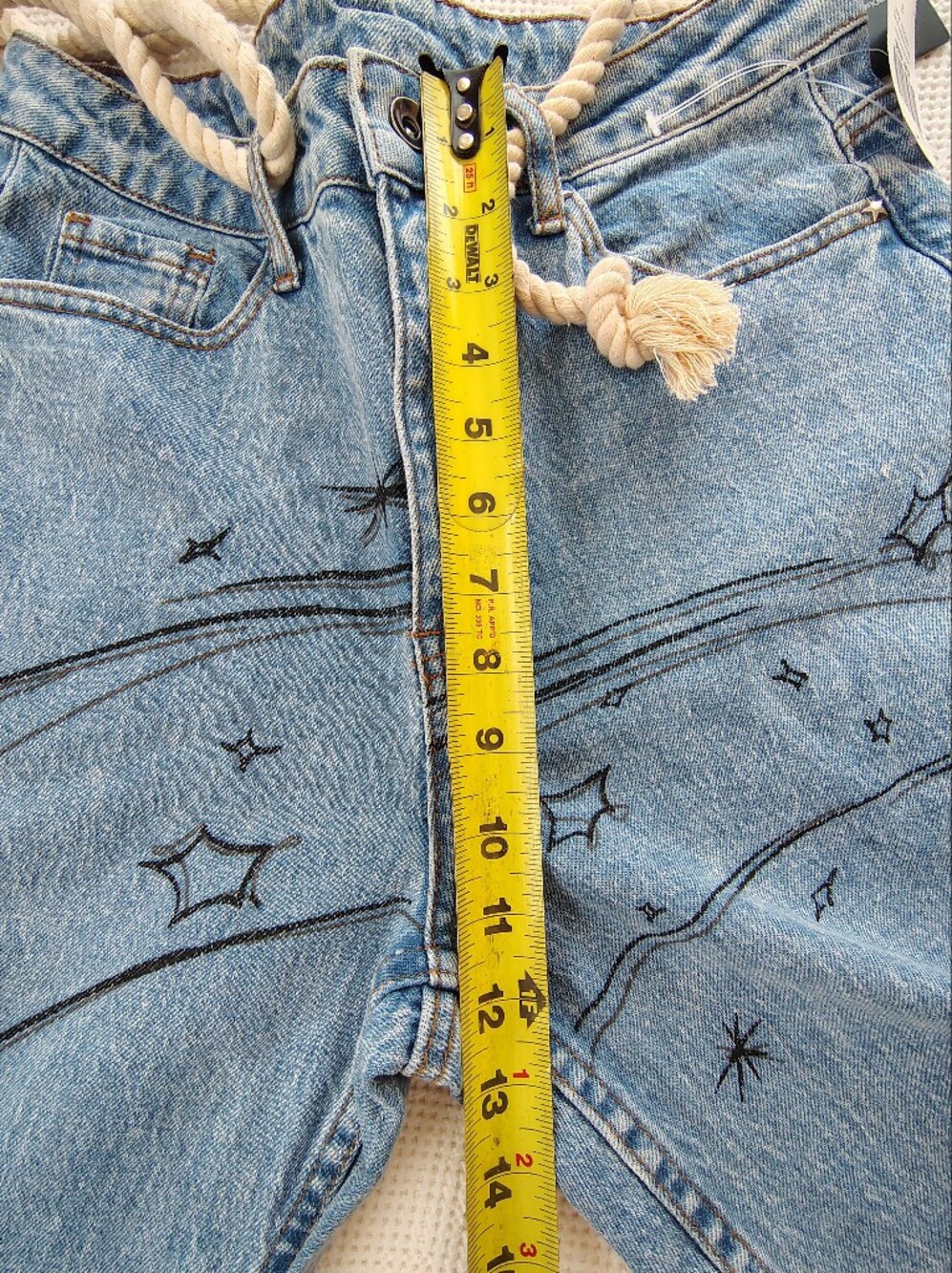Disney Mickey Mouse Light Wash Denim Jeans Size 3. - Picture 5 of 12